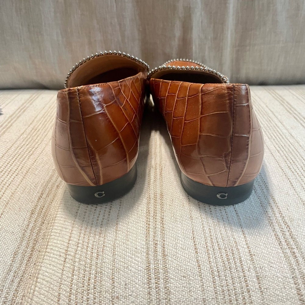 Brown Coach loafers size 10 - Picture 3 of 5